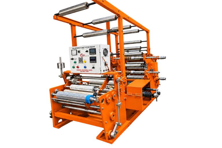 Double Color Printing Butter Paper Rewinding Machine