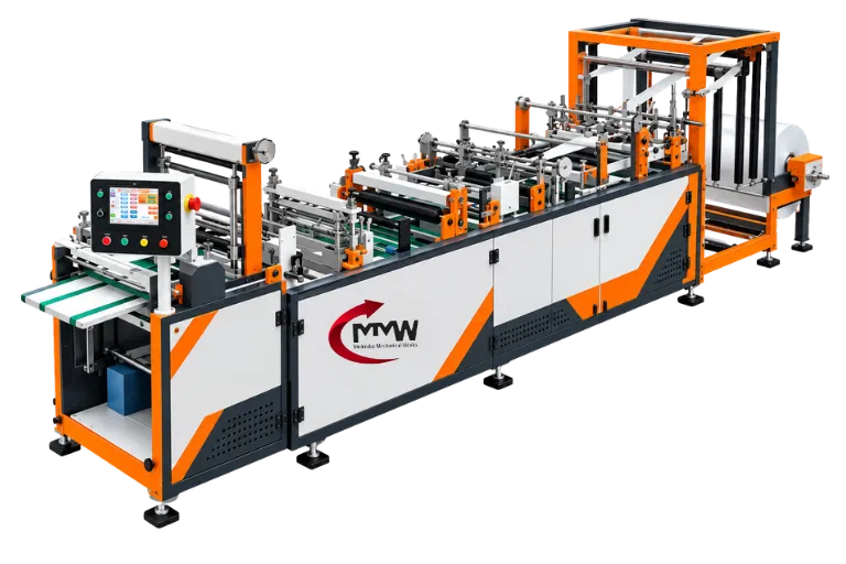 Vacuum Three Side Seal Pouch Making Machine