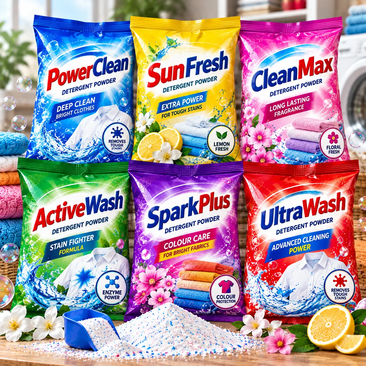 Detergent Center Seal Pouch Making Machine application 1
