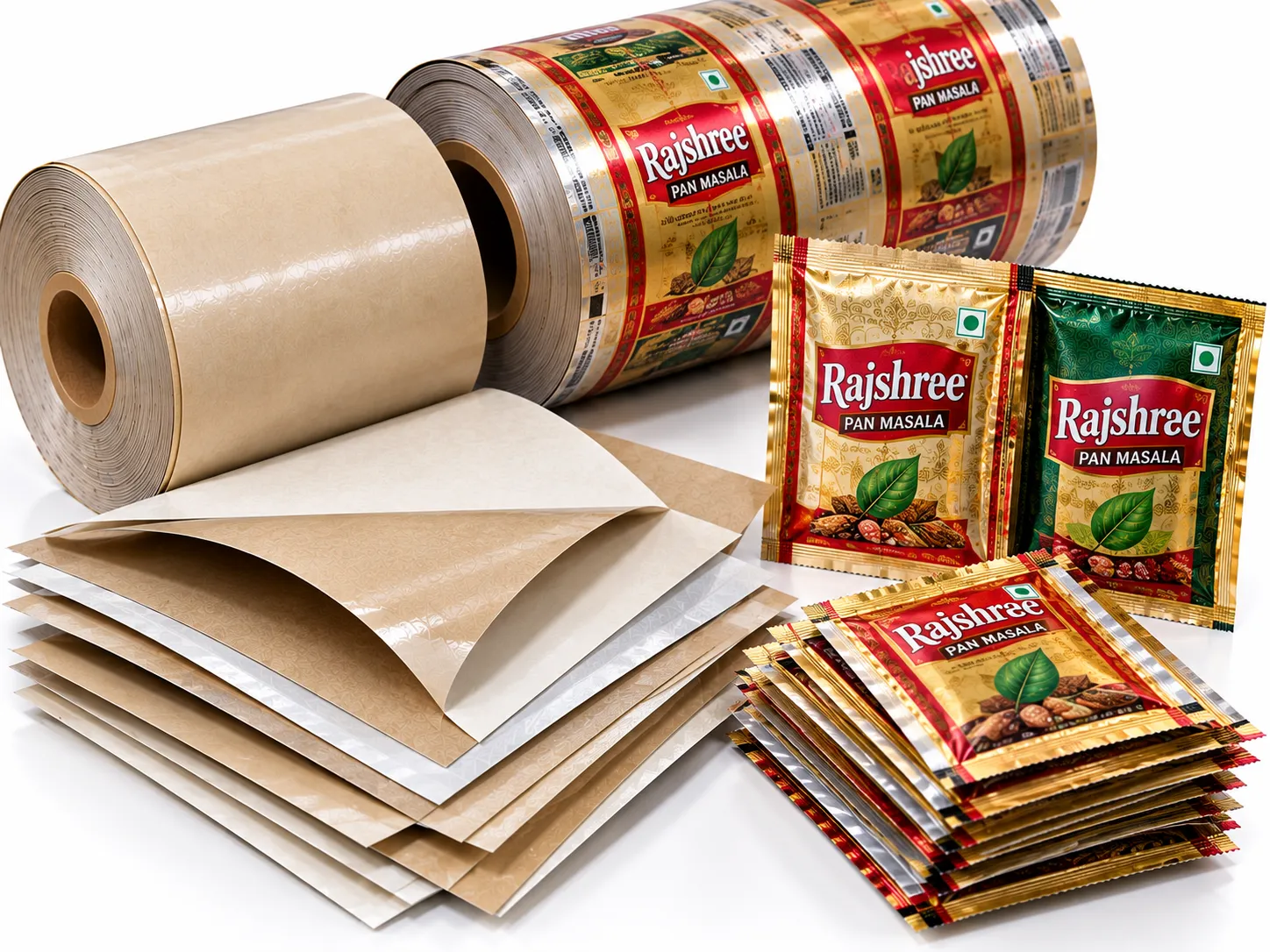 Gutkha Paper Lamination Machine application 1