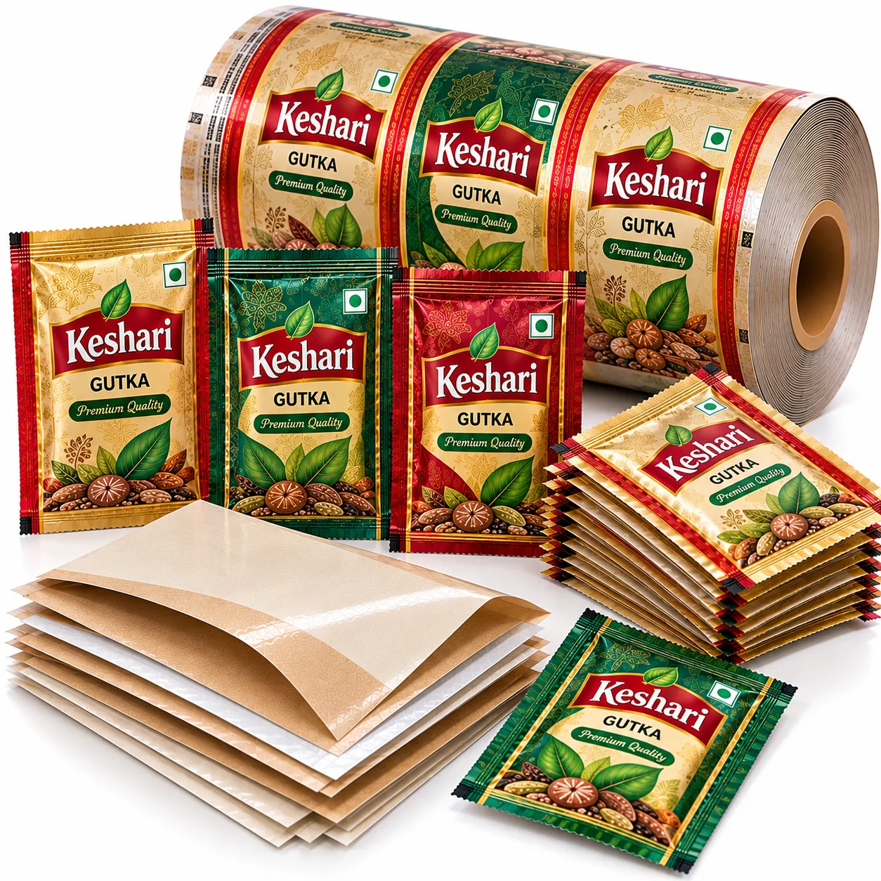 Gutkha Paper Lamination Machine application 3
