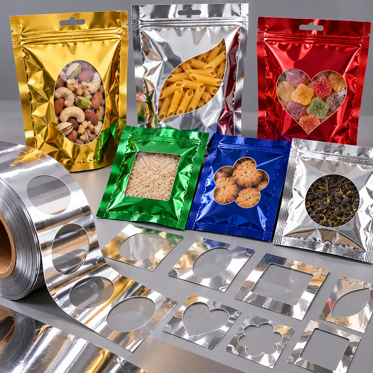Metalized Film Window Cutting Machine application 1 Metalized Film Window Cutting Machine application 1