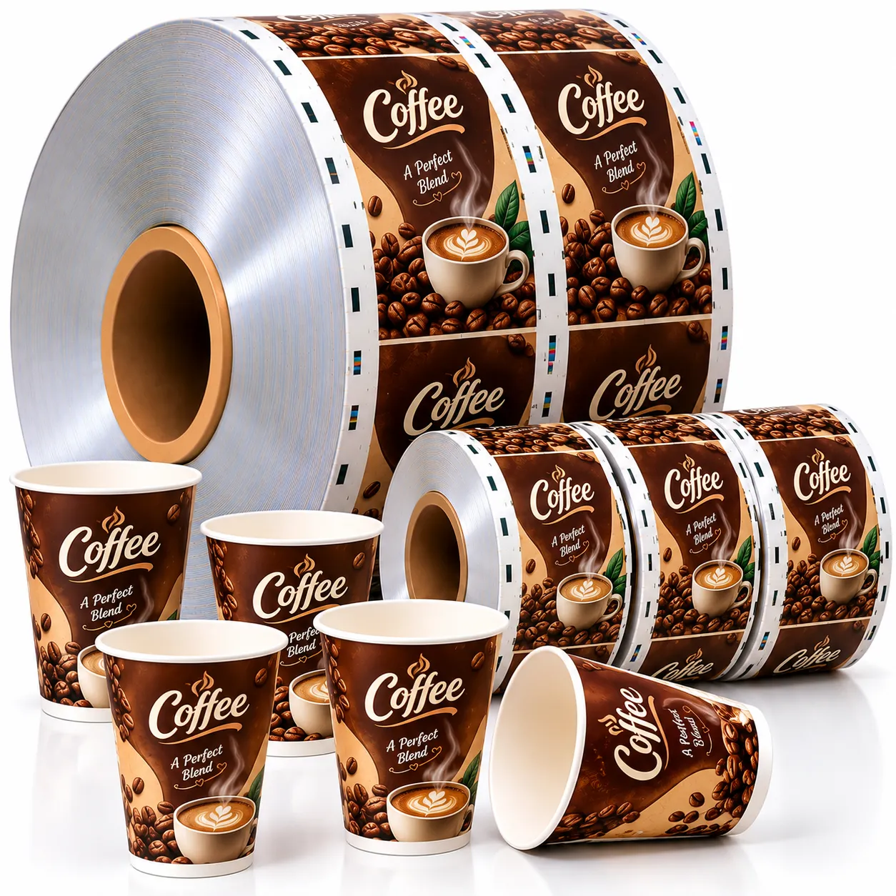 Paper Cup Material Slitter Rewinder Machine application 3