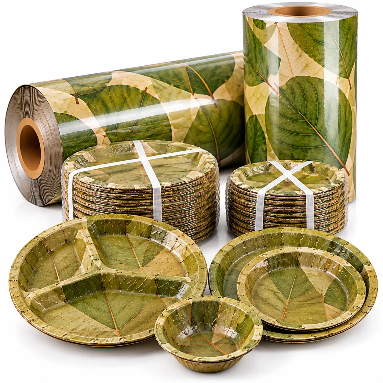 Paper Plate Lamination Machine Sample