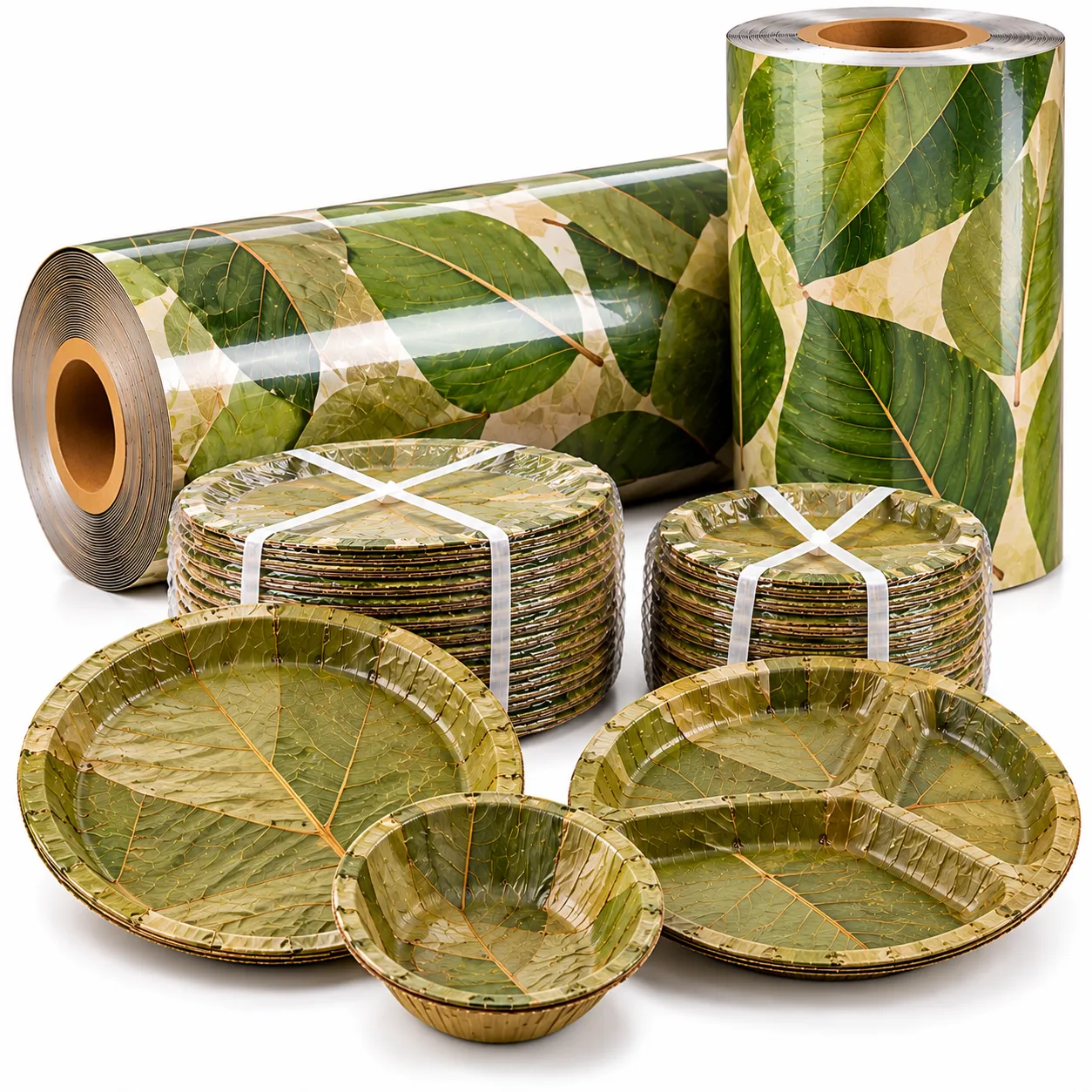 Silver Foil Paper Plate Lamination Machine application 2